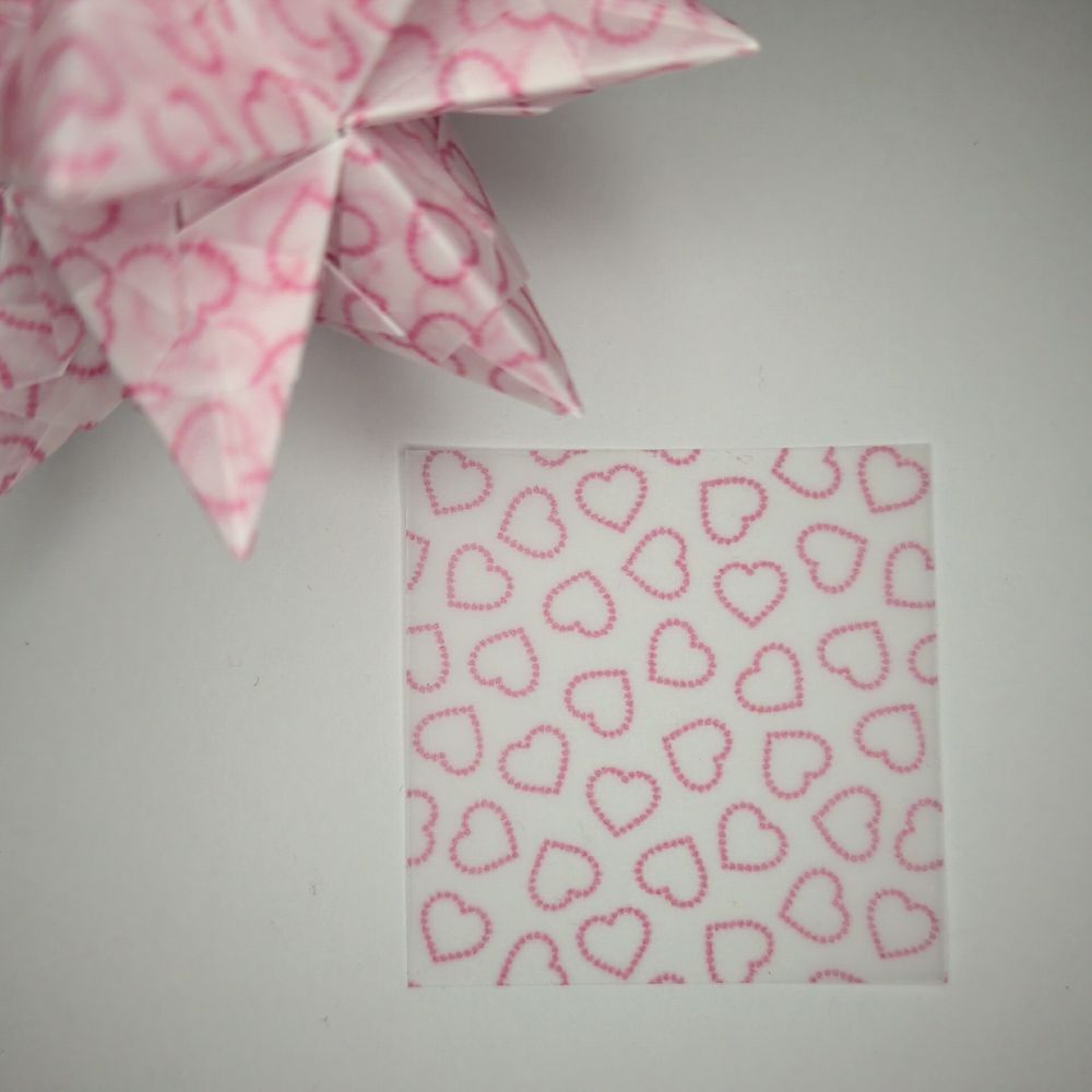 Transparentpapier Herz