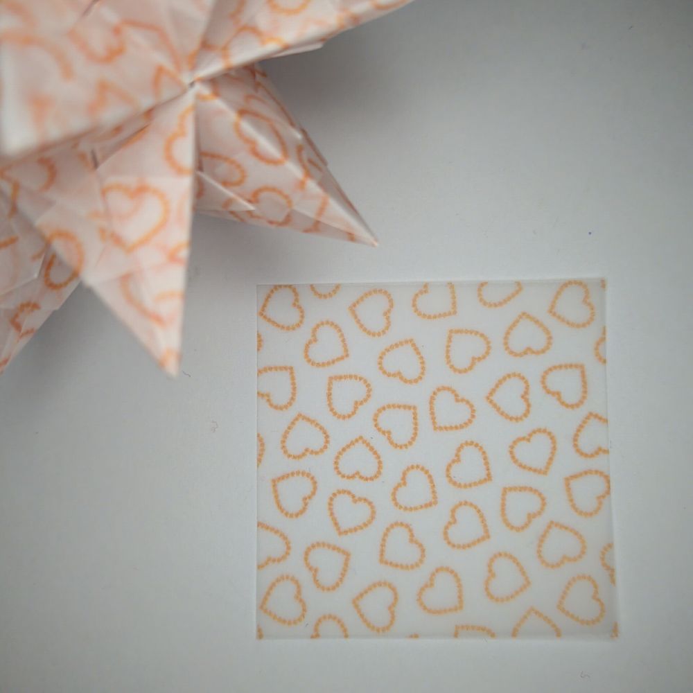 Transparentpapier Herz