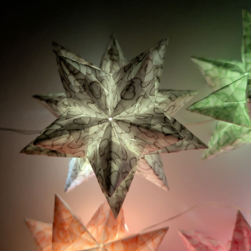 Transparentpapier Herz