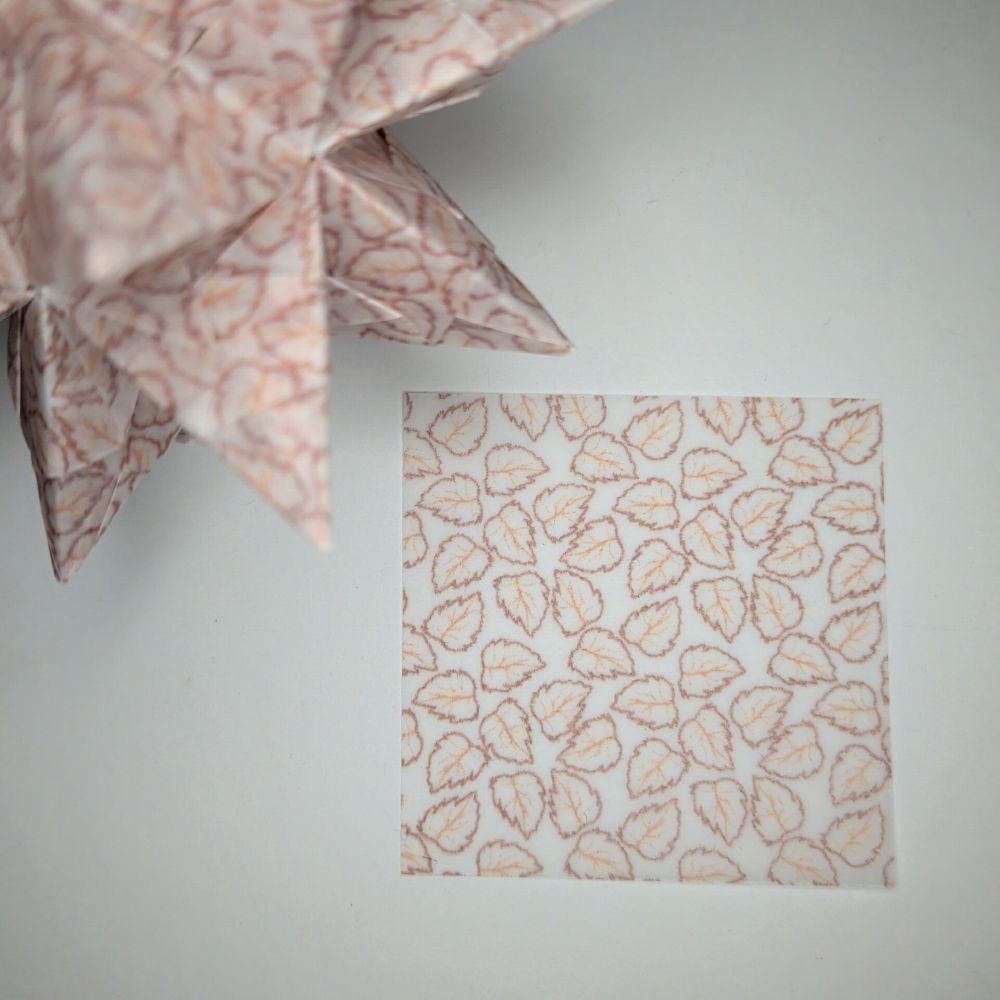 Transparentpapier kleine Herbstblätter